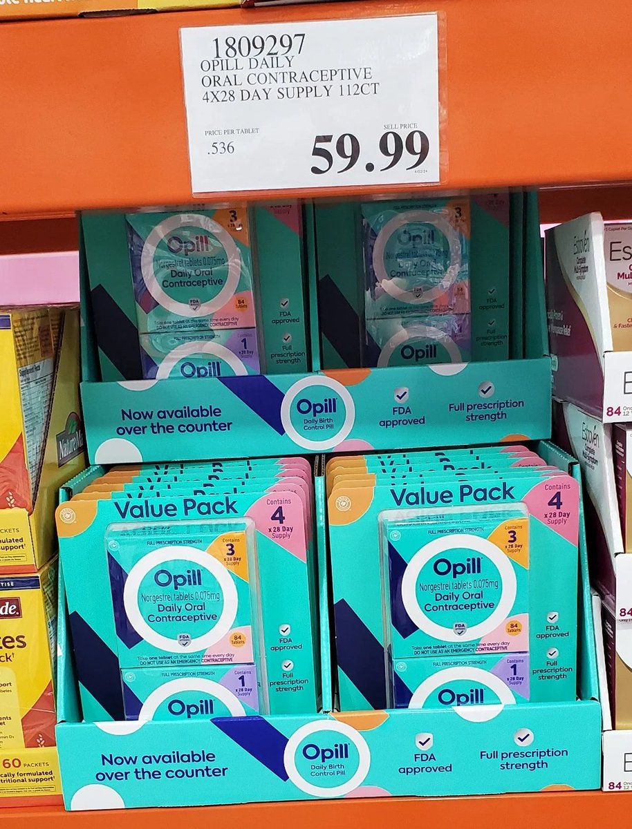 Costco is now selling birth control over the counter.