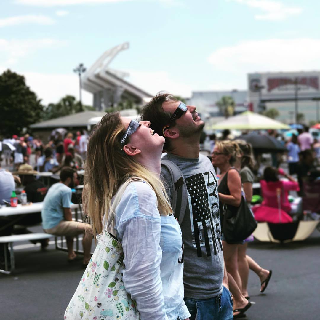 While we might be getting only partial visibility of tomorrow's social eclipse here in South Carolina, let's throw it back to when the South Carolina State Fair hosted our sold-out Total Eclipse Tailgate in August 2017! Were you there? Drop a comment and let us know 😎☀️