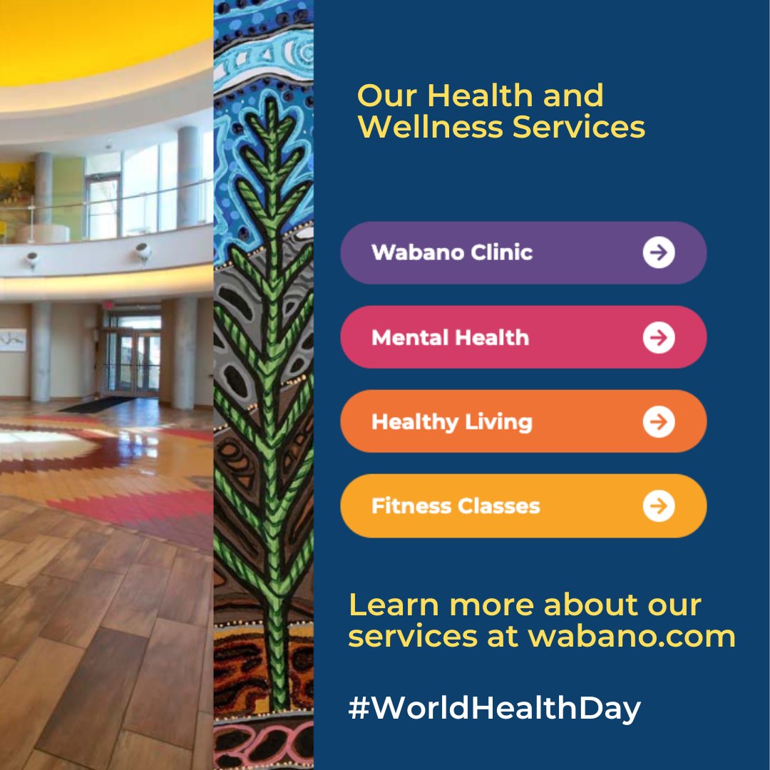 Healing begins in culture and community. On #WorldHealthDay we celebrate our service providers and community members who participate in our programs. We invite Indigenous people across Ottawa to join us. Get started at wabano.com