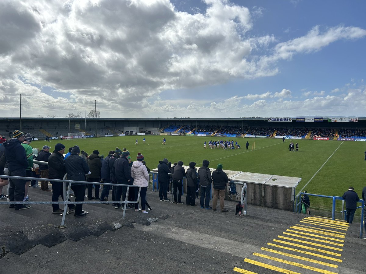 I don’t recall such a small crowd at a championship match in Longford for many years. People voting with their feet …