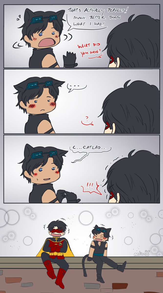 pbearmarket's tweet photo. Catlad 🐈‍⬛️ #jaydick #dickjay #catlad #stray #robinjason #jaybin #catladdick #straydick - based off a fic that Jules had written for 🥺❤️ https://t.co/7DHigPgFrM