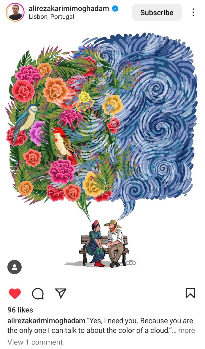 How could I not share this incredible art! From Instagram.