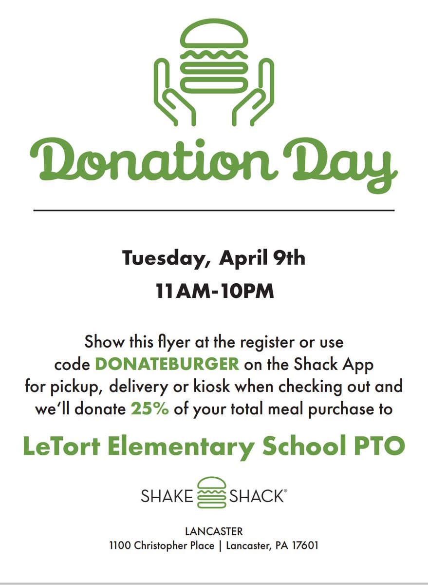 LeTort Elementary PTO tweet media