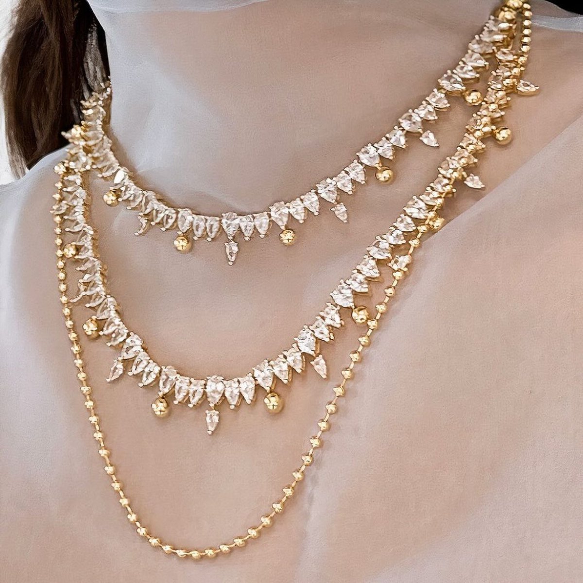 Our jewelry is designed to be a part of your legacy. #ShopBonheur #BonheurJewelry . #StatementNecklace #GiftsForHer #JewelryGifts