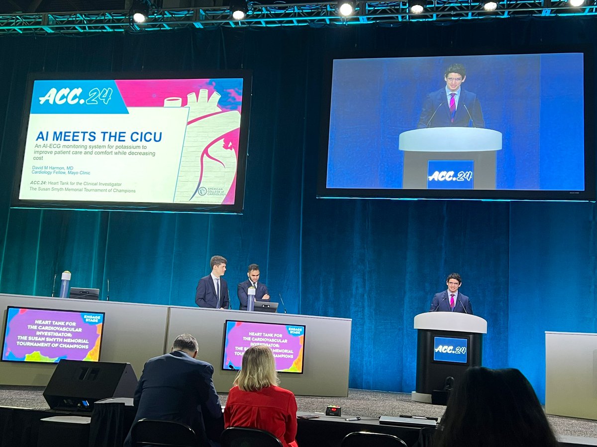 Teodora Donisan, MD (@tdonisan) on Twitter photo Starting my #ACC24 morning with the Heart Tank session - strong <a href="/MayoCVFellows/">Mayo Clinic Rochester Cardiology Fellows</a> representation with my super⭐️ co-fellows <a href="/davidharmonMD/">David Harmon MD</a> and <a href="/AbdullahAlabcha/">Abdullah Al-Abcha</a> Starting my #ACC24 morning with the Heart Tank session - strong <a href="/MayoCVFellows/">Mayo Clinic Rochester Cardiology Fellows</a> representation with my super⭐️ co-fellows <a href="/davidharmonMD/">David Harmon MD</a> and <a href="/AbdullahAlabcha/">Abdullah Al-Abcha</a>