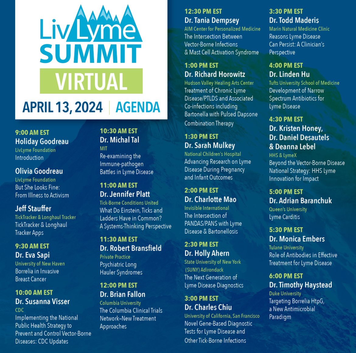 Register today for this free, virtual scientific summit at livlymefoundation.org. 💚✅