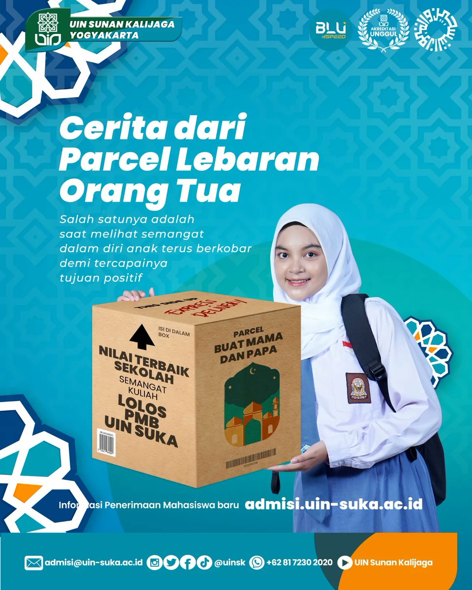 UINSK's tweet photo. Pendaftaran PMB untuk Jalur Mandiri CBT, Mandiri Portofolio Luar Negeri, dan  Mandiri Portofolio Difabel Calon Mahasiswa dibuka sampai dengan 19 Juli 2024.
Cek kode jalur pada brosur S1.  https://t.co/GaFakQodNv. #uinsk #uinsuka #uinsunankalijaga #pmb2024 #pmb #jalurmandiri https://t.co/PUypscwBc3
