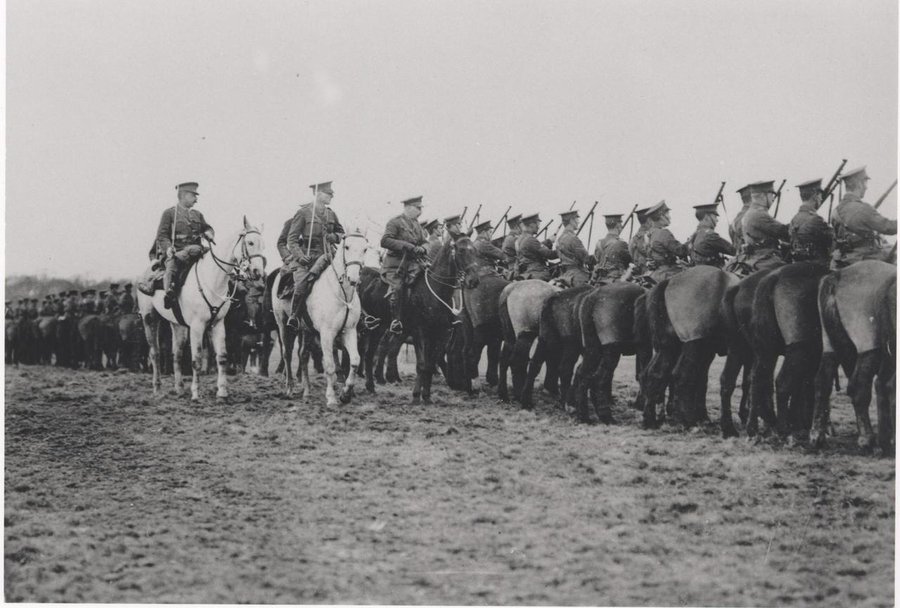 #Archive30 #ArchiveAnimals Here is our founder Prince Frederick Duleep Singh on horseback with another officer & Norfolk Yeomanry soldiers. Horses, donkeys & mules played a major role in WWI, with an estimated 8 million killed. Anybody got any other images of animals in war?