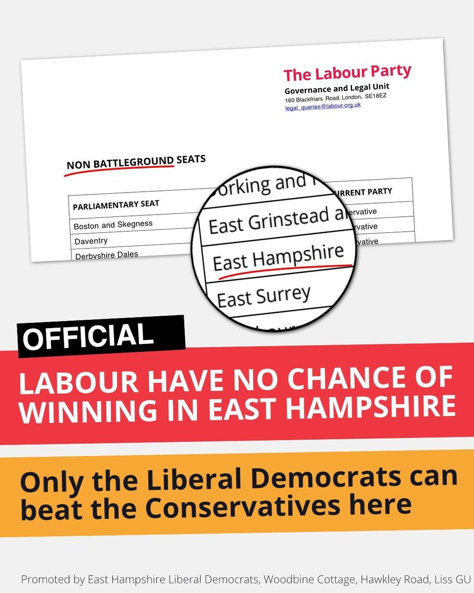 Join our campaign to win in East Hampshire: buff.ly/4ahSmci