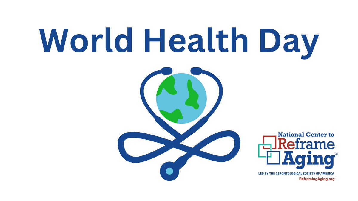 Today is #WorldHealthDay! Learn more about how reframing the way we talk about aging impacts our health: youtu.be/X6rqcHytmtQ?si… #ReframeAging