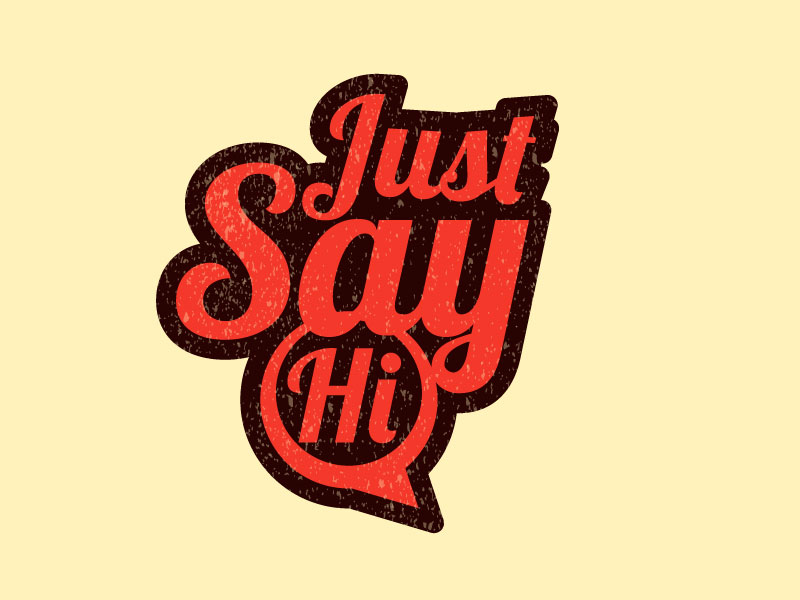 Just Say Hi #logo #design 🍅🍎❤️🦋 🍒🥑🎂#logo #logodesigner #logomark #logotipo #monogramlogo #designer #icon #design #vector #identity #logodesigner #best #logoinspiration