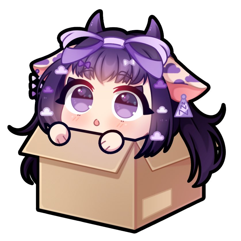 Would you adopt this cow if you found her in a box 📦 🎨: @llevll27