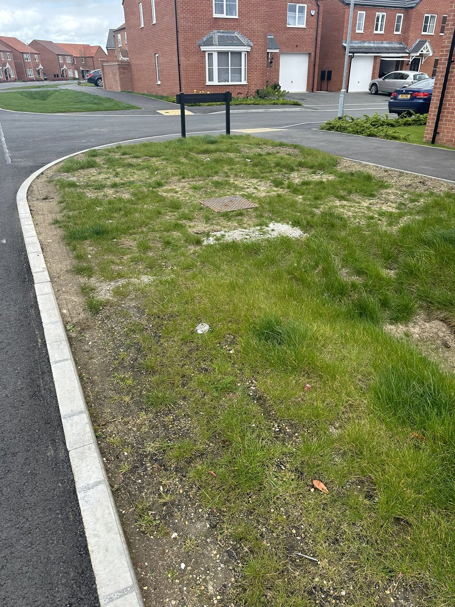 DavidOrriell's tweet photo. @TaylorWimpey please can you let me know when the grassed areas will be rectified at Saxilby Heights Lincoln. These are embarrassing for your company and so called quality house builder. All the grassed areas are built on clay which has been dug out of the foundations. Very Poor https://t.co/b7YIigMXqo