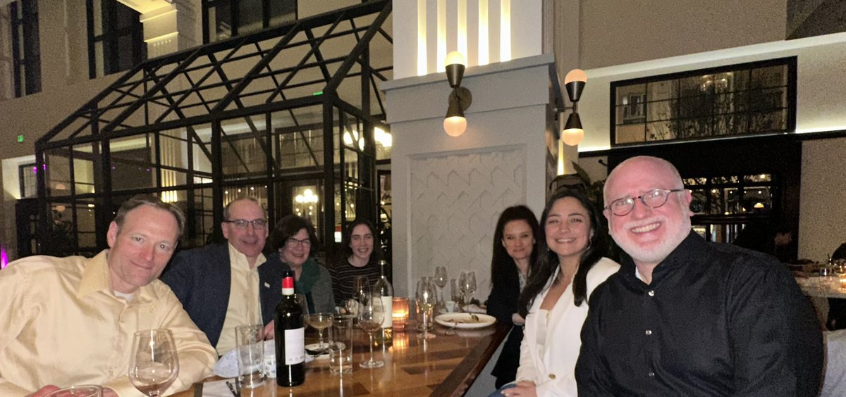 Wonderful evening with @TheSFPM board members. We missed those who couldn’t make it. To learn more about our society, please join our reception tomorrow, Monday 8th, April 2024 at Cafe Sevilla in San Diego from 6-8pm. #AACR24 #functionalprecisionmedicine