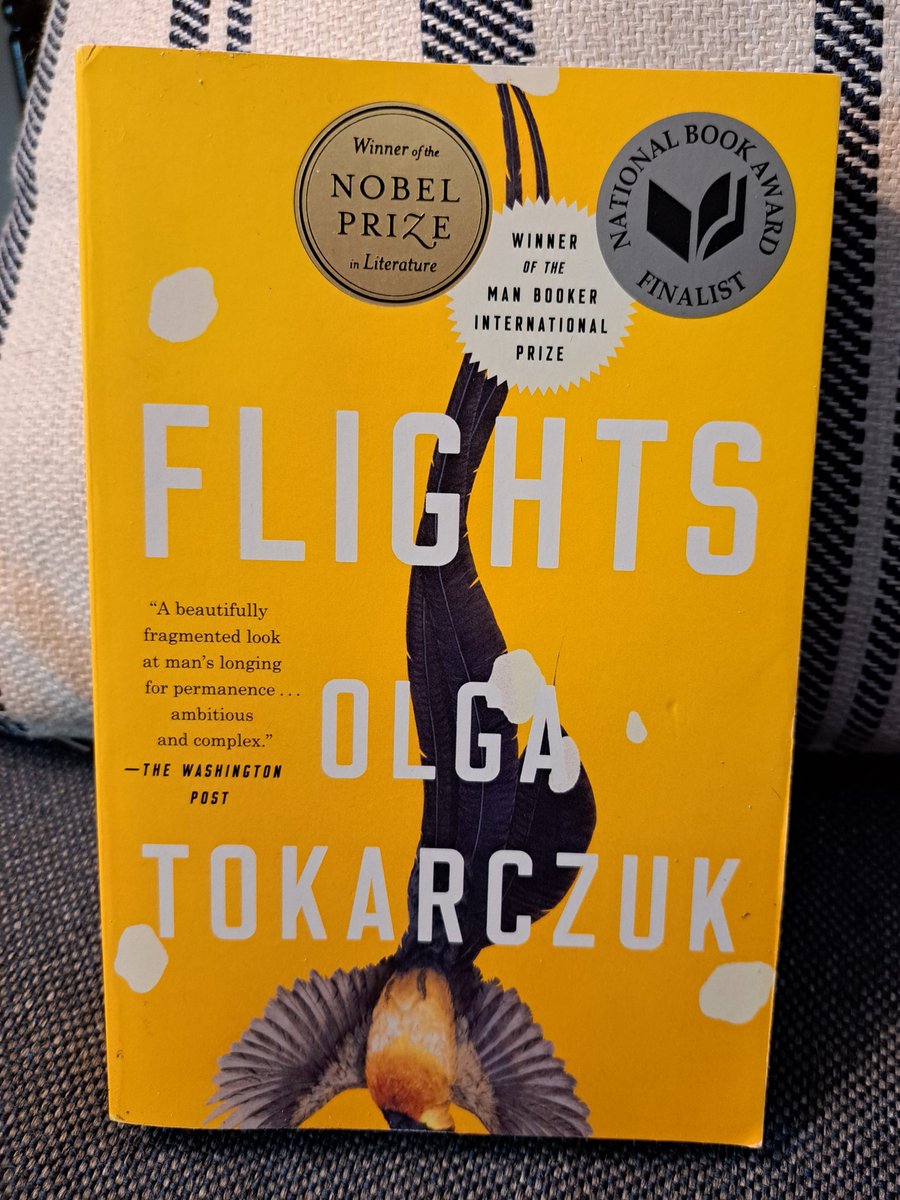 'It is widely known, after all, that real life takes place in movement.' - this week's #SundaySentence is from Olga Tokarczuk's FLIGHTS. This novel is structured in fascinating bits and pieces all connected through people who move, who travel, who are.... in flight. #amreading