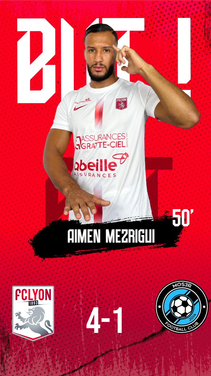 🔴⚪ 𝕃𝕀𝕍𝔼 𝕄𝔸𝕋ℂℍ 50' | BUT ! MEZRIGUI marque sur pénalty ! 4-1 😍 ⚽️ MEZRIGUI #teamfclyon #foot #football