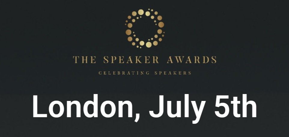 I'm proud to be judge for The Speaker Awards 2024 🏆🗣⭐️ and looking forward to the awards evening 5th July in London Application deadline is 21st April thespeakersawards.com