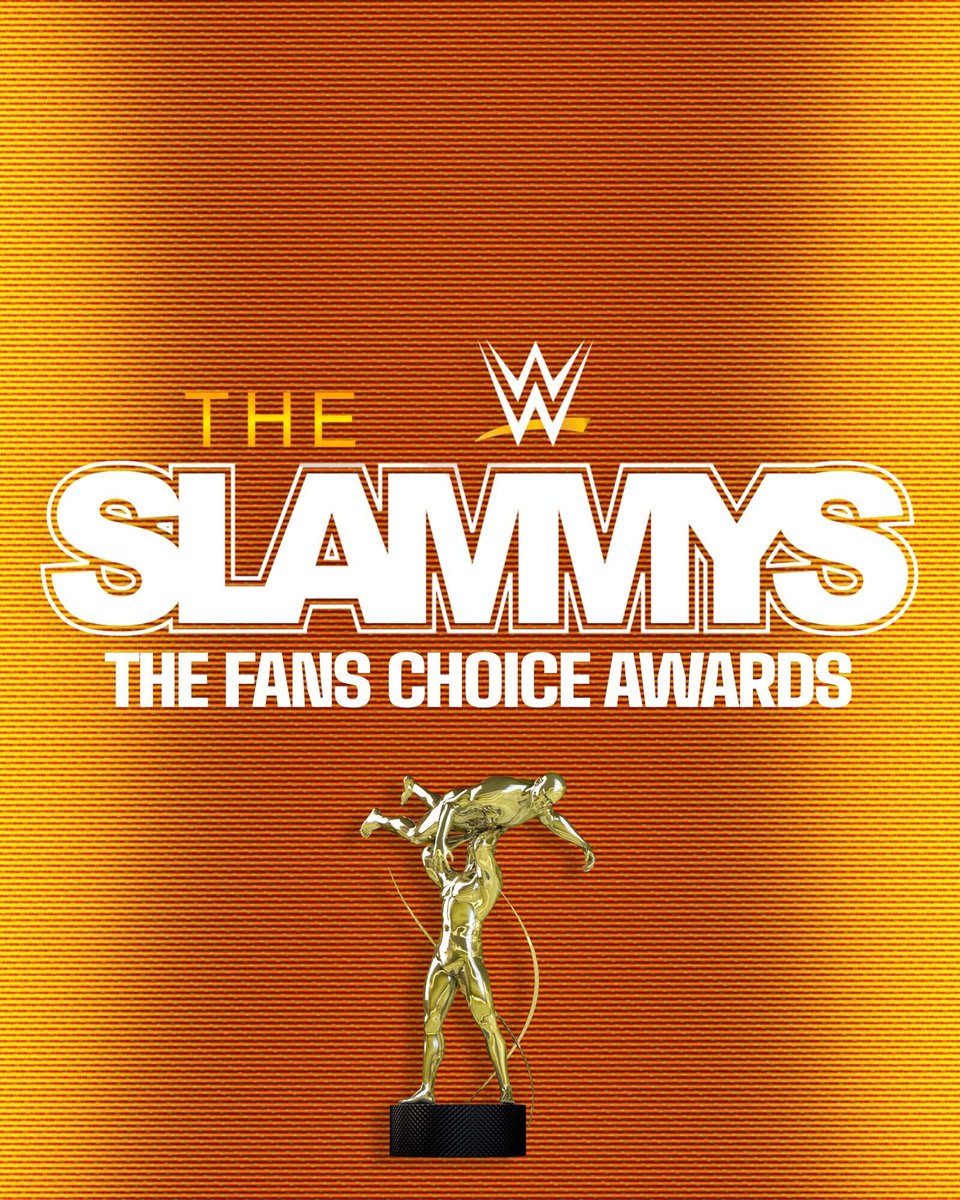 Don't miss The 2024 Slammys hosted by @WWEBigE and @catherinekelley! 🏆 ▶️ Watch it LIVE: youtube.com/watch?v=7VND0d… 🎟️Watch it IN PERSON at #WWEWorld: fanaticsevents.com/wwe/tickets 📺 Starts at 10:30am ET!