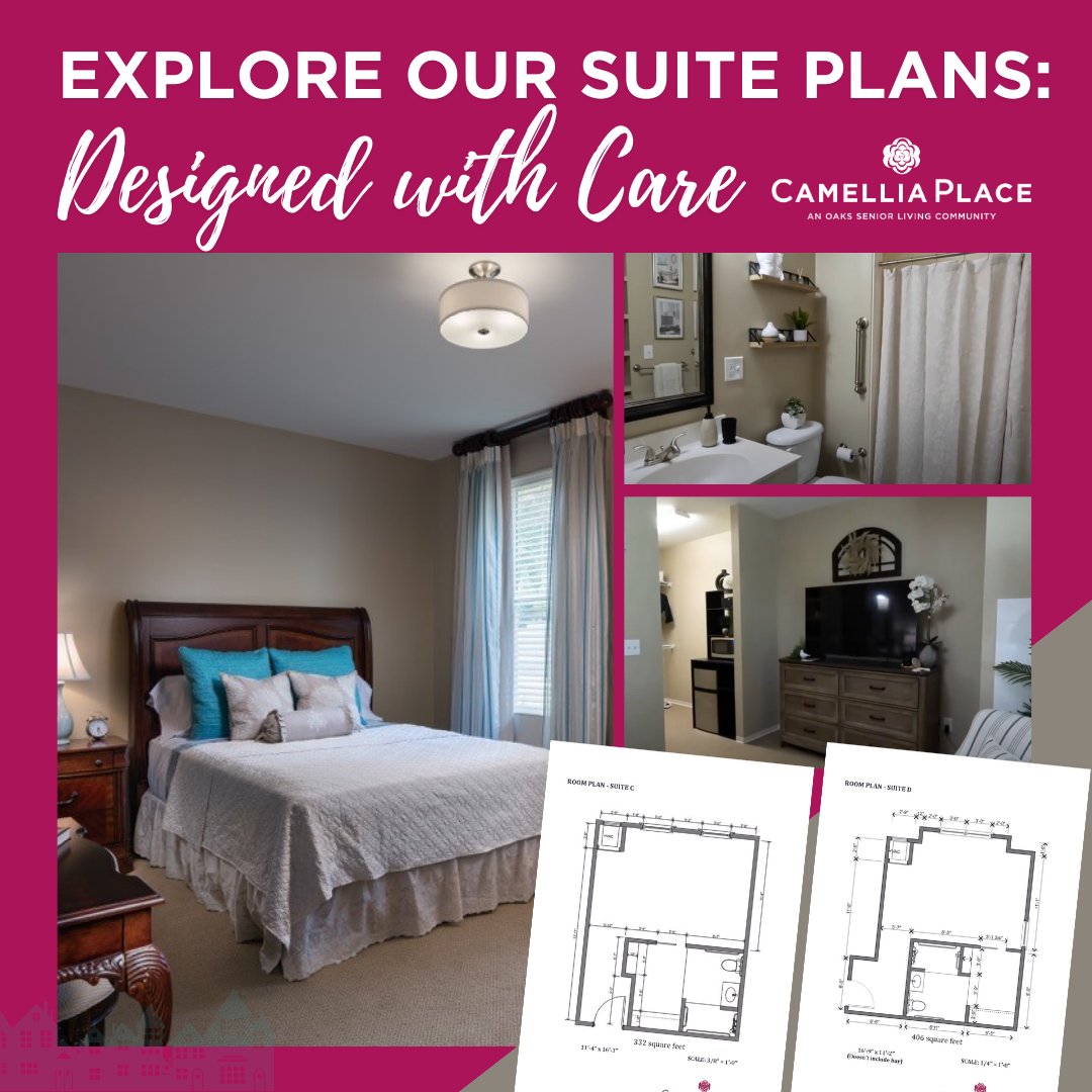 Elevate your loved one’s care with our specialized Memory Care suites, now available. Take a closer look at our thoughtful suite plans, where every detail is designed for comfort and ease.

#MemoryCare #AddingLifeToYears