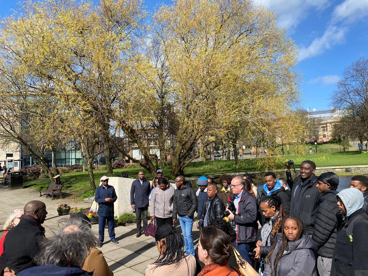 To mark the start of the 30th anniversary of the Rwanda Genocide against the Tutsi in 1994, the North Eastern Rwandese Association (NERA) in the UK raised the Rwandan flag at half-mast for 7 days. Following this, the flag will fly for 100 days at the Newcastle council building.