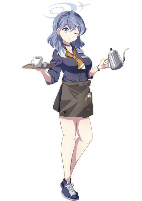 自分の淹れたコーヒーが実は不評だと知ってしまったアコが美味いコーヒーを淹れれるようになるべく喫茶店で修行する話を見てみたい。#ブルアカ 