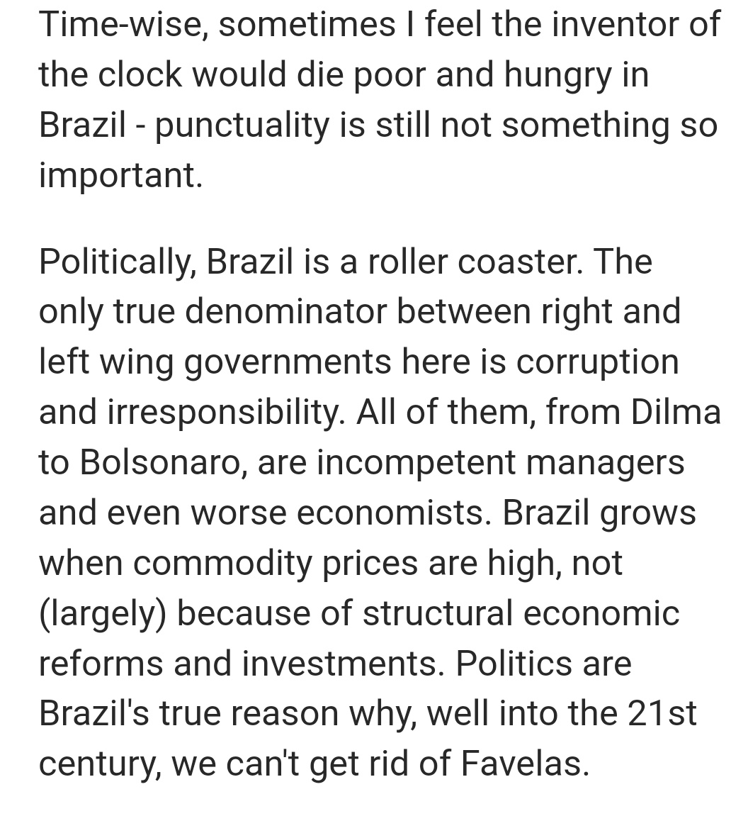 @elonmusk Here is what Lucas Bandeiras a man from Italy  says about #Brazil and #Brazilianpolitics. Is this actually described?