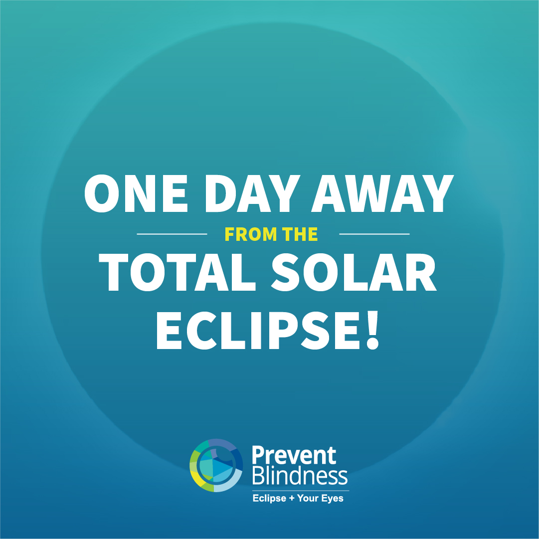 PBA_savingsight's tweet photo. The 2024 Total Solar Eclipse is one day away! Are you ready? 

 Check out our website for information on how you can safely view the eclipse without causing damage to your eyes. https://t.co/FxcRHtHVDi  

#totalsolareclipse2024 
#solareclipse2024 https://t.co/CezoUwCMgg