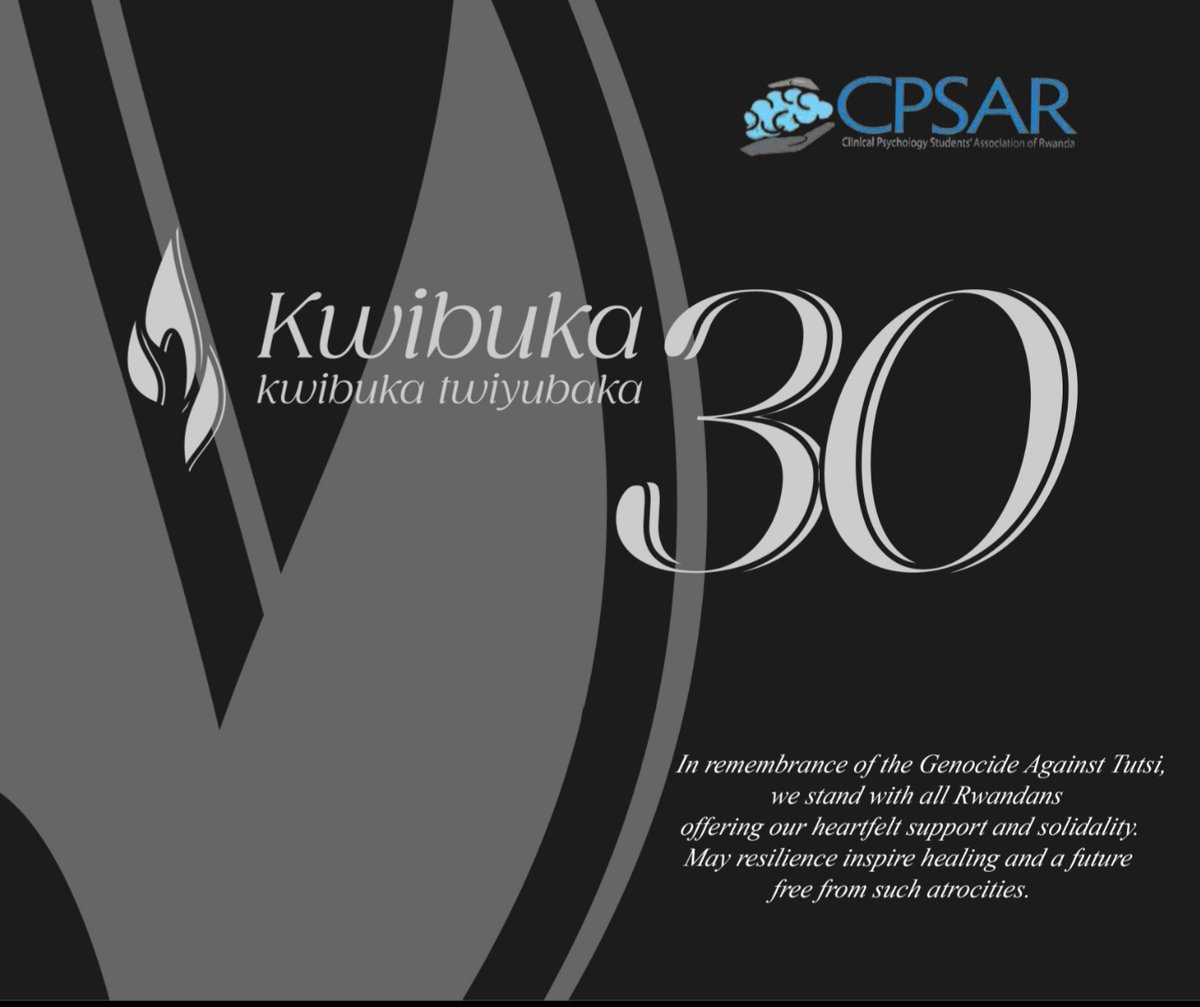 In rememnbrance of the Genocide Against Tutsi, we stand with all Rwandans offering our heartfelt support and solidality. May resilience inspire healing and a future free from such atrocities.