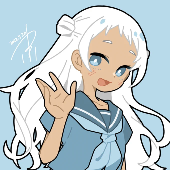#対になってる絵をあげる姉妹ちゃん 