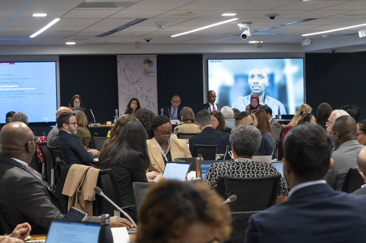 The #PandemicFund Governing Board met in Washington this week—a very productive meeting covering many important topics, including implementation progress on projects funded in the first round, medium-term strategic plan, resource mobilization, and links with the Pandemic…