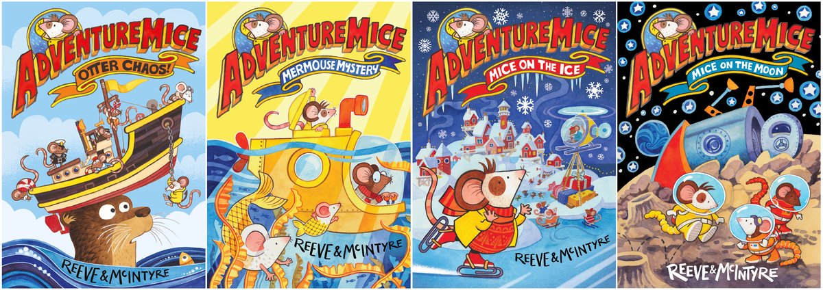 Schools! Usually we charge for a visit, so here's a chance to sign up for a free Reeve & McIntyre Adventuremice virtual event with @readingzone! Friday 19th April, 2pm - 3pm Years 1-3 / Ages 5-8 Book here: ReadingZone.com/news/free-virt… 🐭✍️
