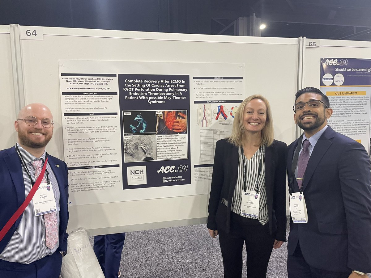 Great second day at <a href="/ACCinTouch/">American College of Cardiology</a> 
<a href="/NCHRooneyHeart/">NCH Rooney Heart Institute</a>, <a href="/YaleCardiology/">Yale Cardiology</a>, <a href="/CarlosMenaYale/">Carlos Mena</a> <a href="/JacobCleman/">Jacob Cleman</a> <a href="/PU84/">David R. Axline, MD, FACC</a> <a href="/DineshSharmaEP/">Dinesh Sharma MD MPH FHRS</a> <a href="/RCubedduMD/">Roberto J. Cubeddu, MD</a> <a href="/Dhiran_Verghese/">Dhiran Verghese</a> <a href="/md_viviana/">Viviana Navas, MD</a>. Amazing NCH representation and thought provoking discussions.