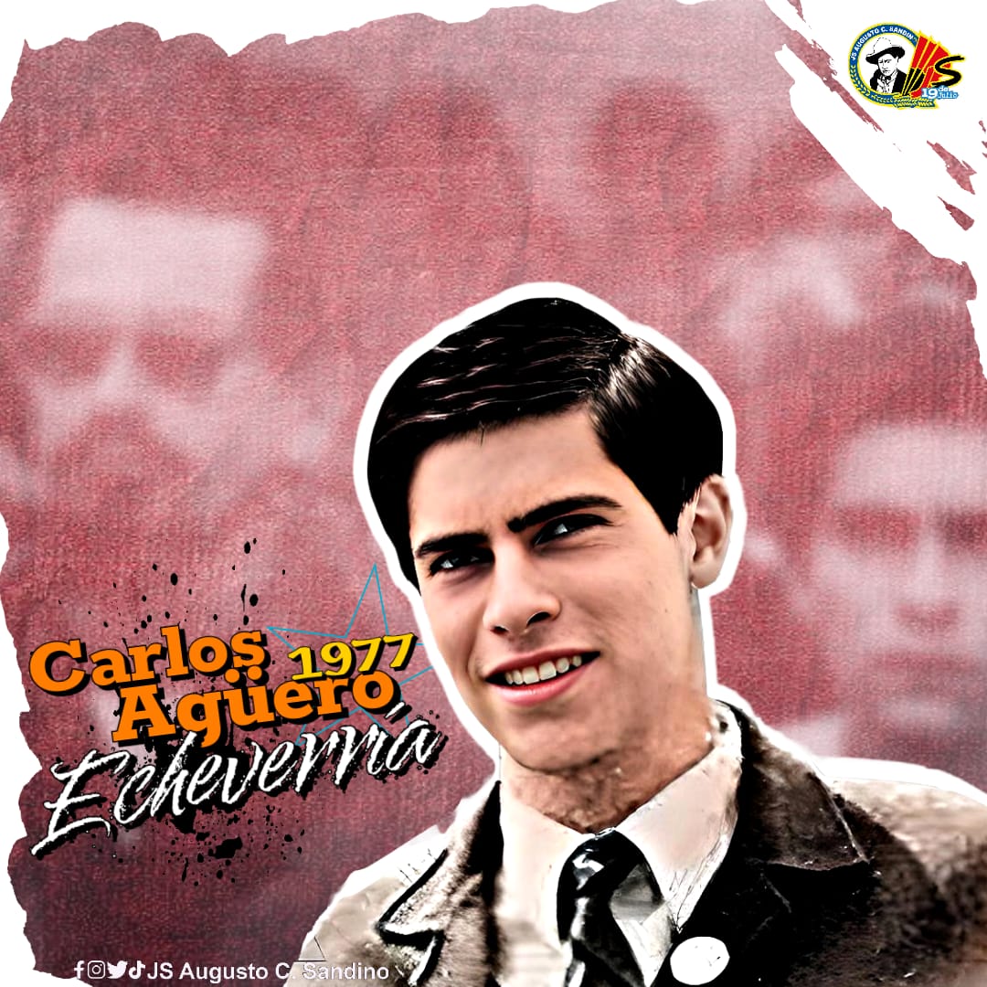 #07Abril 1️⃣9️⃣7️⃣7️⃣ | En Lisawé, Matagalpa, cayó en combate el Comandante Carlos Agüero Echeverría “Rodrigo”, al mando de la columna guerrillera del FSLN “Aurelio Carrasco”.Era originario de la ciudad de Managua y miembro de la Dirección Nacional.

🔴⚫

#4519LaPatriaLaRevolución