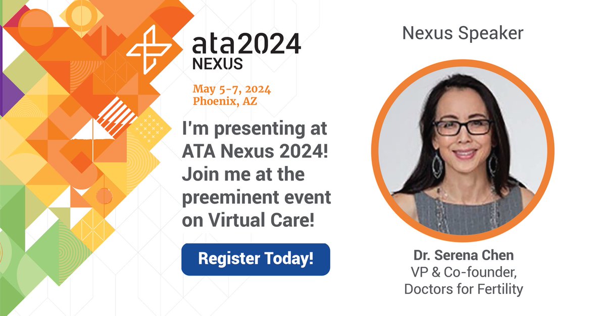 Thrilled to be stepping into the future of #VirtualHealthcare at #ATANexus – the epicenter of digital health innovation! Dive into the evolution of virtual care with me. Secure your spot now and unlock a special discount with ATA24SPKNET!
🌐 bit.ly/3uekayq