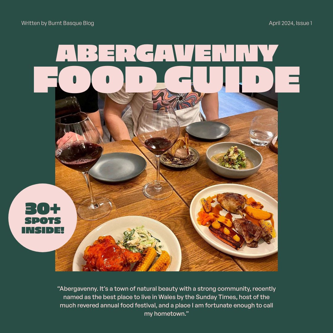 Named last month as the best place to live in Wales by @thetimes - here is a guide to navigate our food scene. I put this together to help locals discover new spots, assist visitors, and most importantly: to support our independent businesses! burntbasque.com/blog/aber-food…