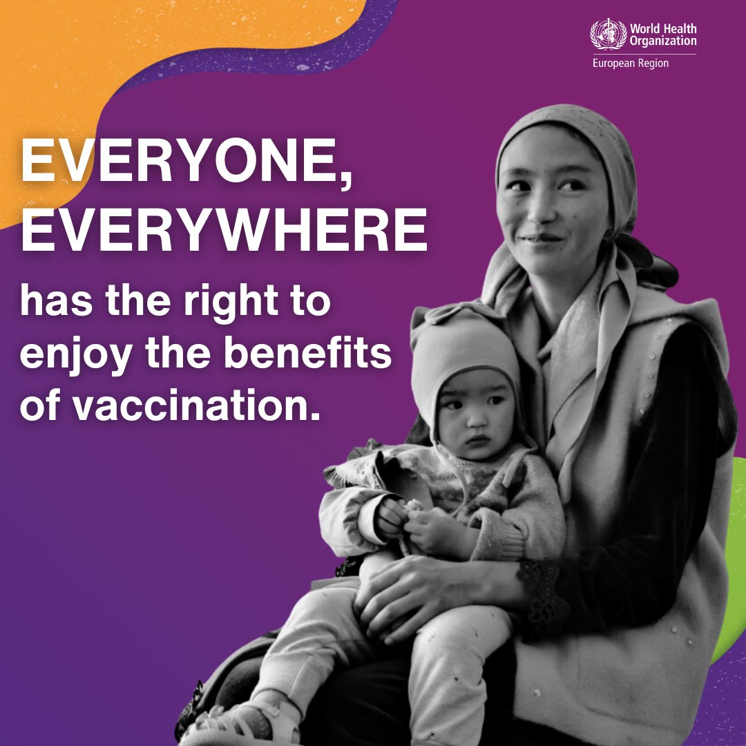 #Vaccination: a path to #equity. On this #WorldHealthDay, let's remember that the right to #health is a fundamental human right that must be upheld for all. Everyone deserves equal access to a healthy start in life! Your #health, your right - no matter where you live.