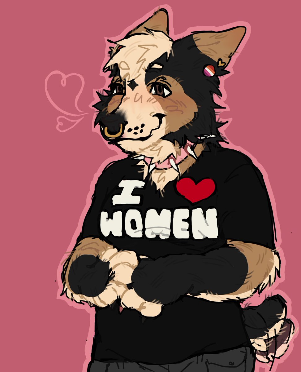 I got some wonderful art by <a href="/BakedBadgurr/">🐾 Jerm 🦠</a> !
I love it so much!! ❤️