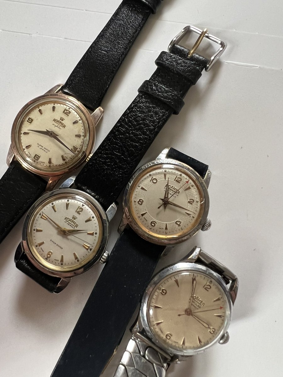 Followbackfool's tweet image. 4 #Vintage #Roamer Working Mechanical Manual Hand Wind Watch #Wristwatch SuperShock ebay.co.uk/itm/1457098803… #eBay via @eBay_UK