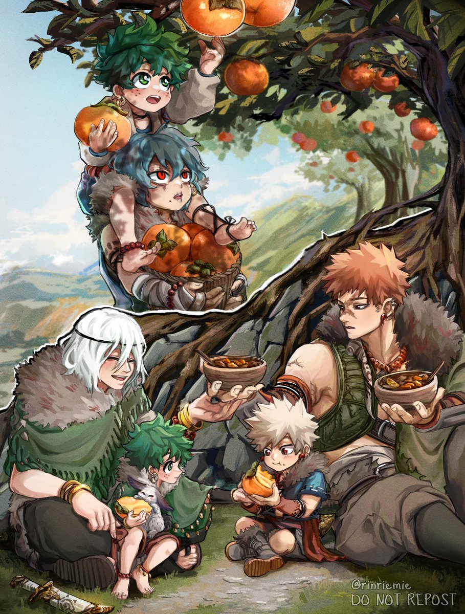 Fantasy AU Bkdk - Persimmon season 🧡