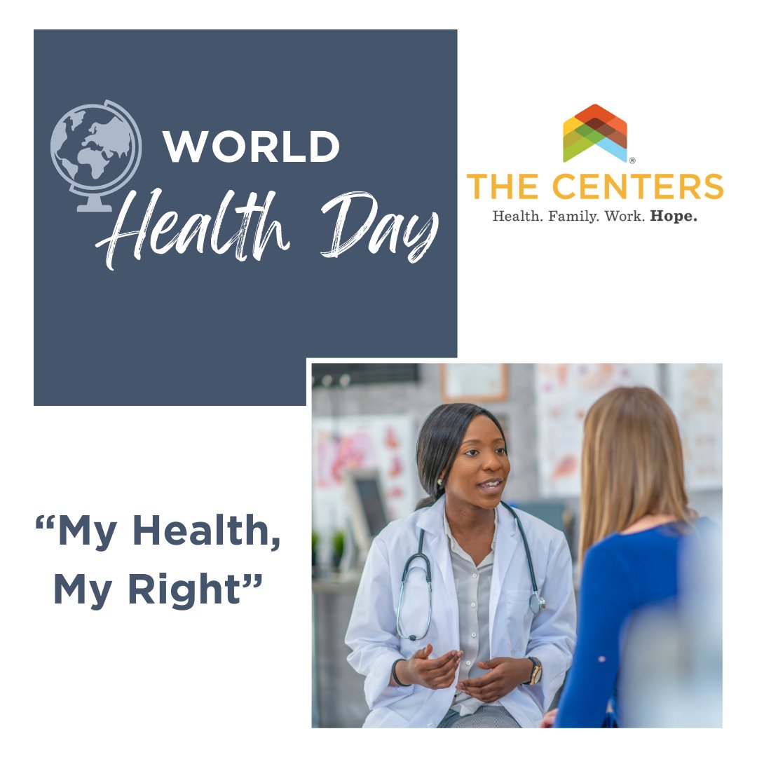 Happy World Health Day! Healthcare is a human right, and access should be a priority for all! Learn more about how The Centers provides equitable care, regardless of the ability to pay, by visiting thecentersohio.org #WorldHealthDay