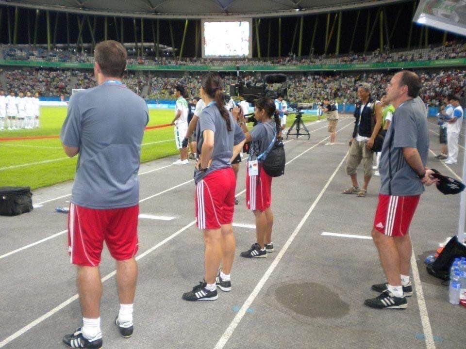 A highlight of my coaching career, being involved in a game, in China, vs China, in front of 40,000 spectators and representing Canada