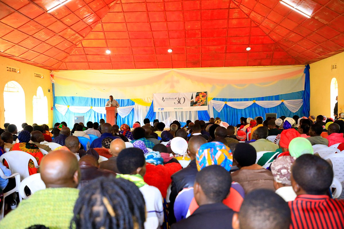 As Rwanda and the rest of the world remark the 30th commemoration of the 1994 Genocide Against the Tutsi, @IPRC_KITABI students stand in solidarity with the nearby community in KITABI Sector, joining the commemoration of the 1994 Genocide Against the Tutsi.
#Kwibuka30