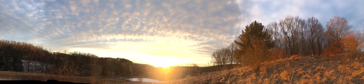#Panoramic sunset on my hillside. #SundaySunset. #SundaySharing.