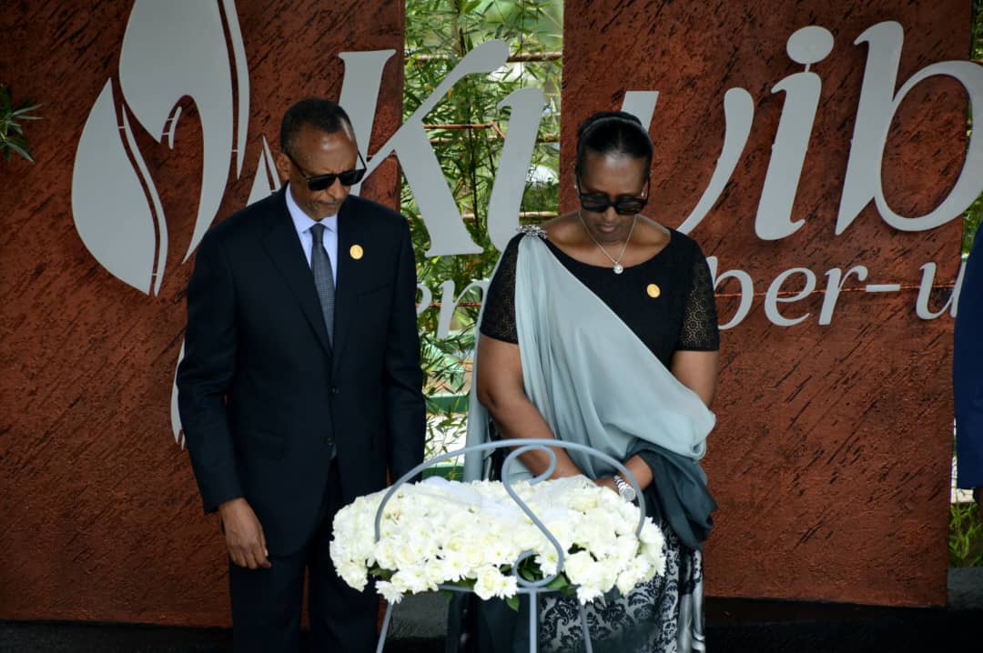 Earlier today morning, I participated in the wreath laying ceremony during the 30th commemoration of 1994 genocide against the Tutsi. I am in Kigali Rwanda to represent H.E YKMuseveni president of Uganda.