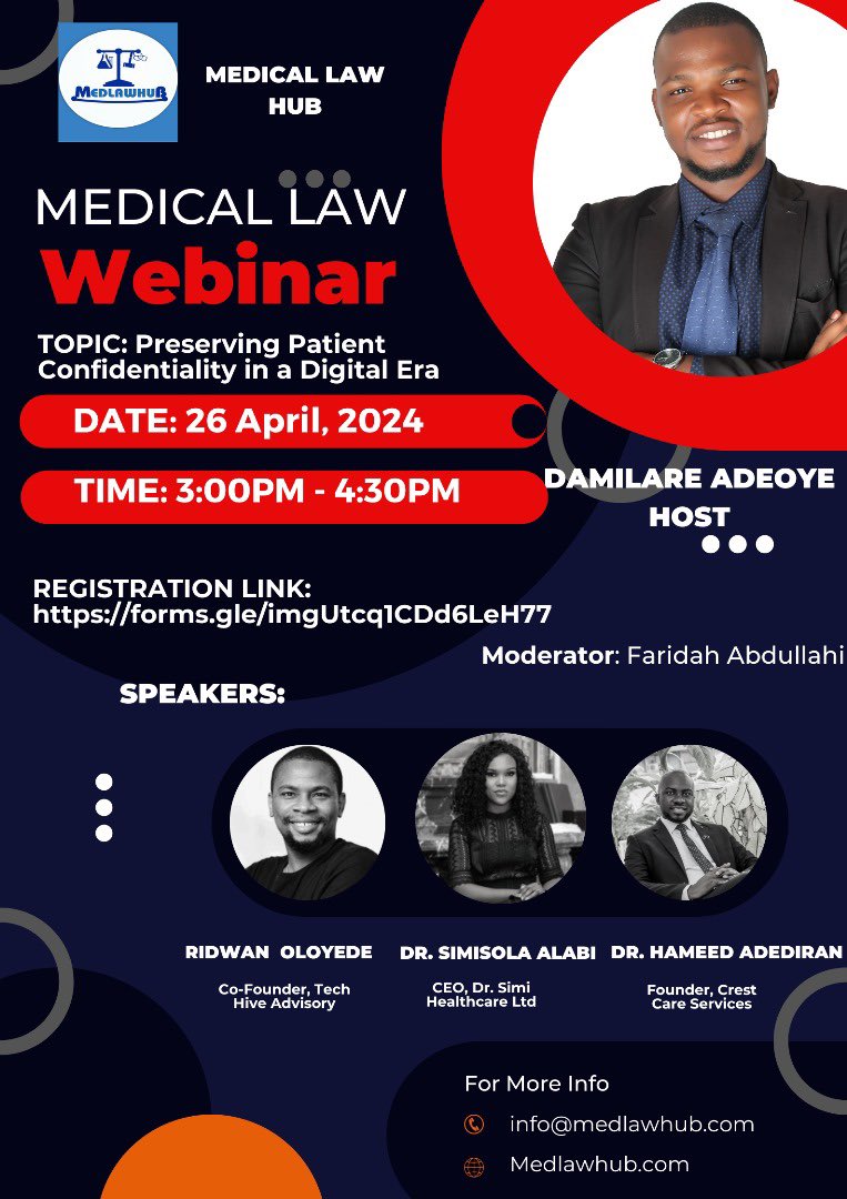 Medical doctors need to be very careful when posting on social media. You can easily give away patient-identifiable data. Medicine is not only a science; it is an art. Join me as I speak on this pertinent topic with @MedLawHub on April 26th. #patientconfidentiality #empathy…