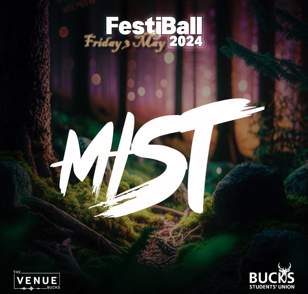 FestiBall 2024 announcement 📣 Mist will be starting Festiball as our headliner for Friday 3rd May🤩 Mist is a rapper who is famous for his song ‘So High’ featuring Fredo and ‘Oh Baby’ which features Issey Cross. Public tickets are available through the link in our bio 🔗