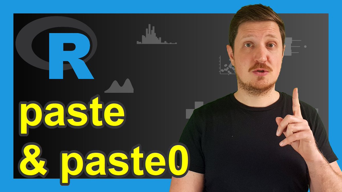 JoachimSchork's tweet image. How to concatenate character strings using the paste() &amp; paste0() functions in the R programming language: statisticsglobe.com/r-paste-paste0…
#RStats #datascienceeducation #StatisticalAnalysis