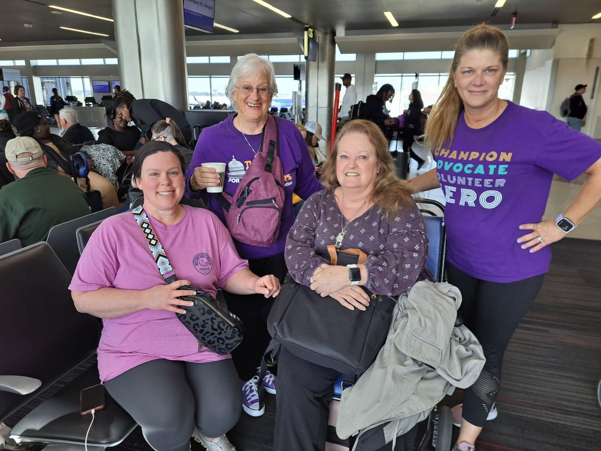 They’re D.C. bound! Join us in cheering on our MS & GA advocates who are heading to #alzforum to ask their members of Congress to
✅ Reauthorize the #NAPAAct, #AlzInvestmentAct & #BOLDAlzheimersAct
✅ Increase Alzheimer’s research funding
✅ Support the #AADAPTAct
#ENDALZ