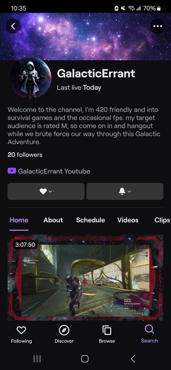 So one of my long time homies has recently got a PC and started streaming w me Bro is mad fucking coop and gonna be around ALOT on my channel moving forward Show some love let's help push bro to 50
