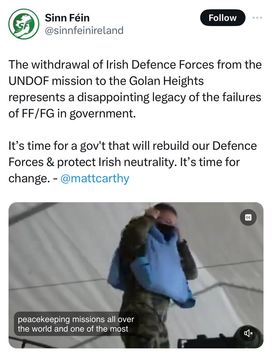 Is there any policy that @sinnfeinireland hasn’t done a complete 180° u-turn on? They’d call for a reunification with the UK if they thought there were enough votes in it 😂